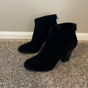 Black Suede Ankle Boots